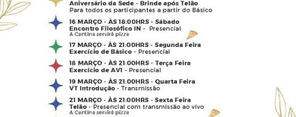 Agenda 2025 (março)